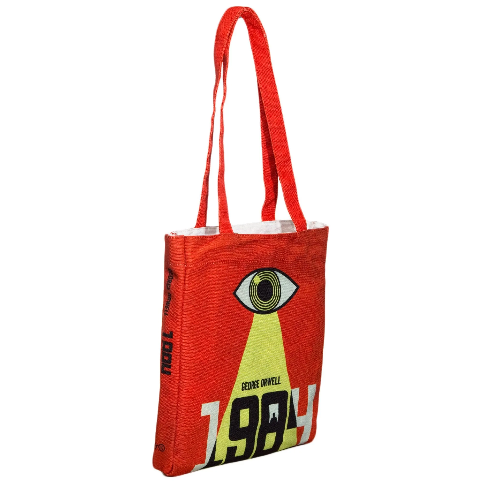 Vintage 1984 Inspired Literary Book Themed Tote Bag