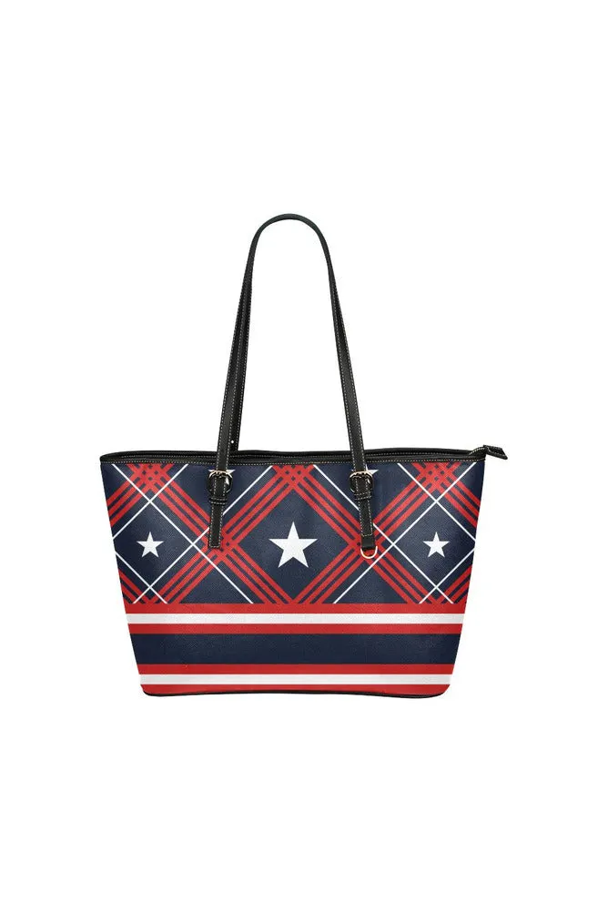 Americana Leather Tote Bag/Small