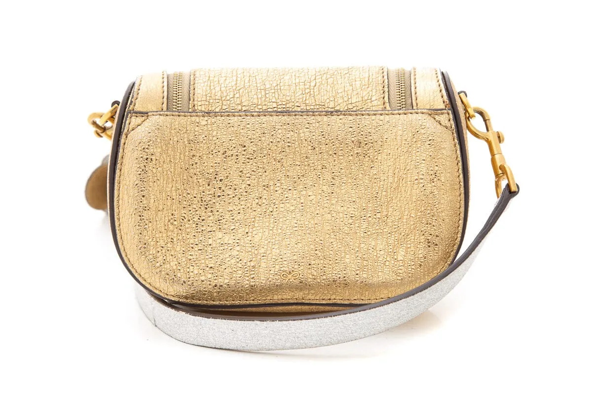 Anya Hindmarch Gold Metallic Handbag