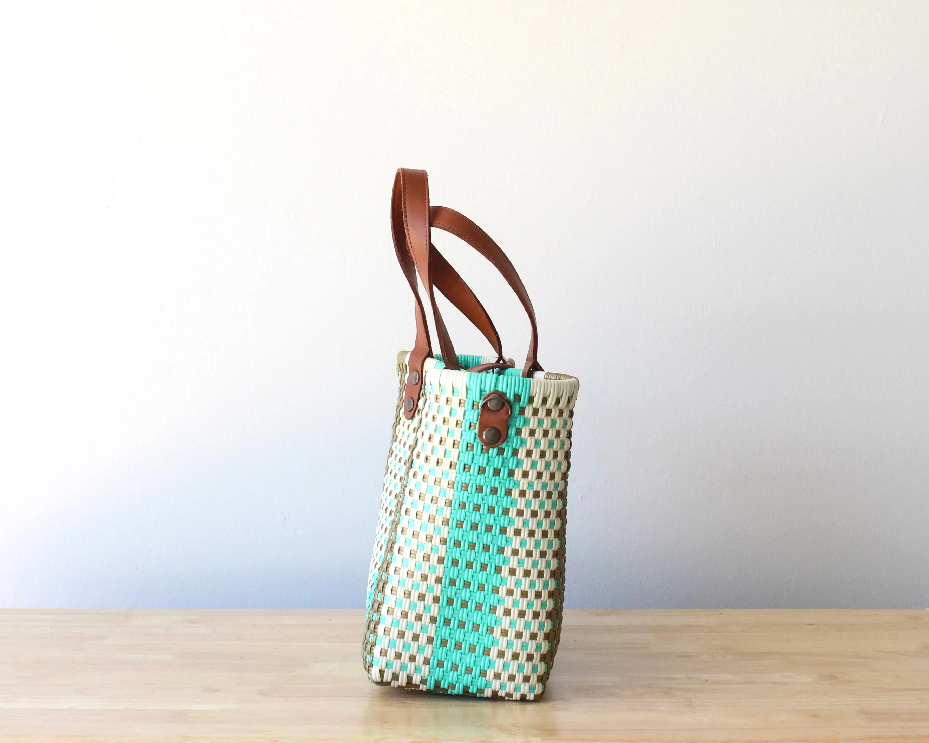 Aqua & Gold Purse by MexiMexi