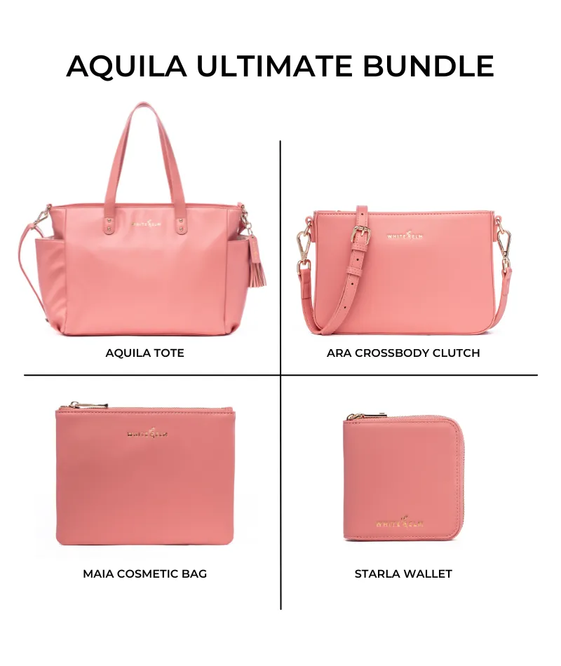 Aquila Tote Bag - Coral