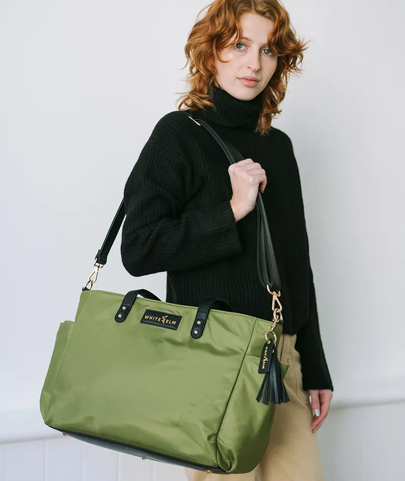 Aquila Tote Bag - Green Nylon