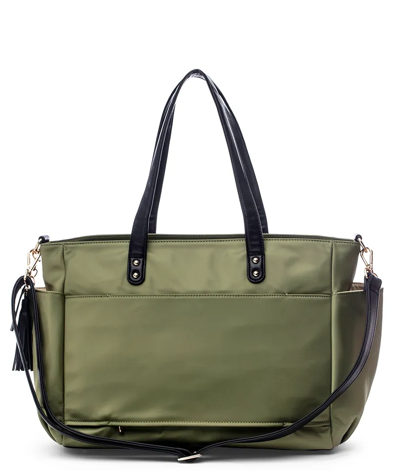 Aquila Tote Bag - Green Nylon