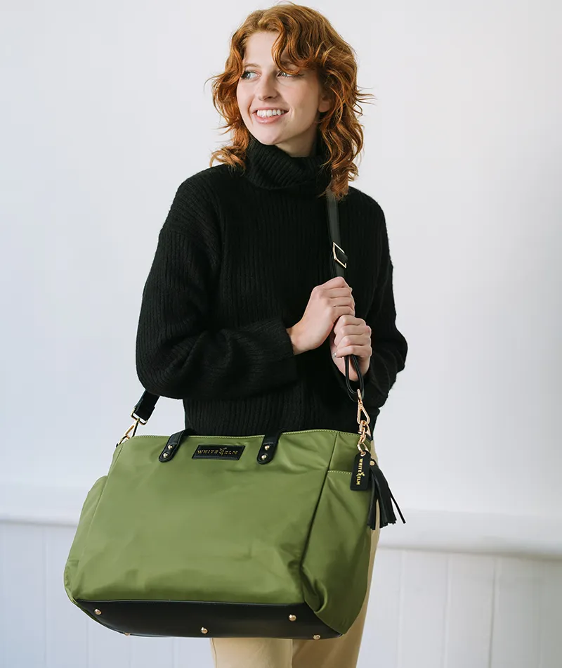 Aquila Tote Bag - Green Nylon