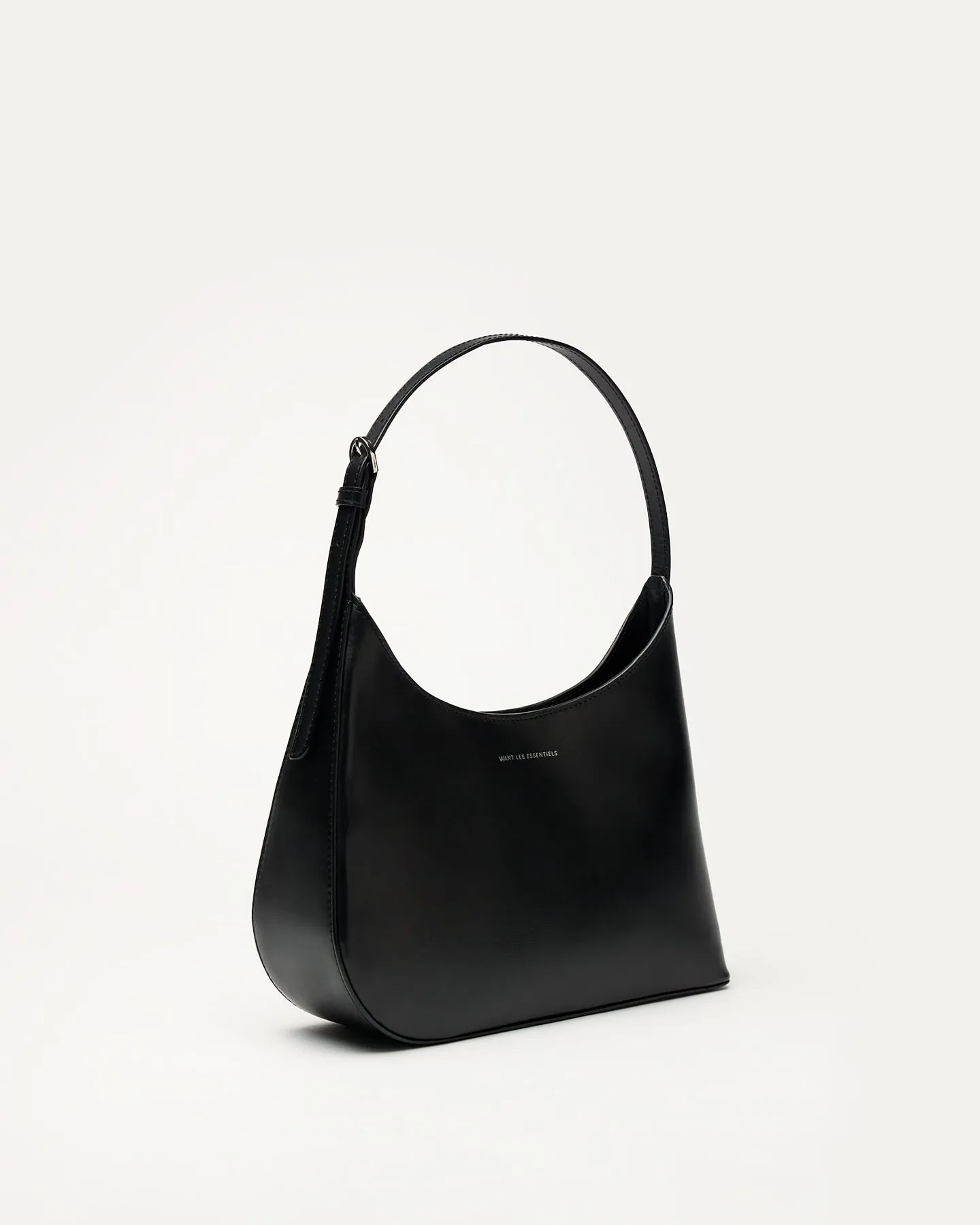 Arch Smooth Leather Shoulder Bag