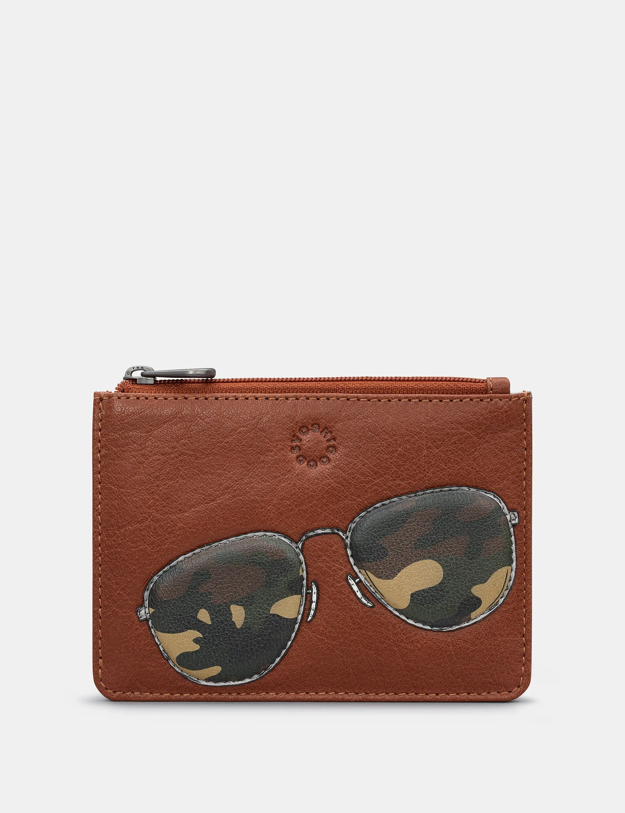 Aviators Brown Leather Franklin Purse