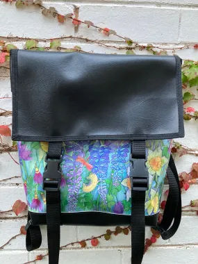 Backpack/ Shoulder Bag - Nature's Garden