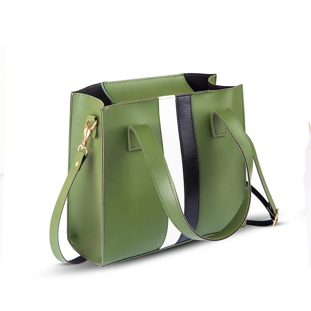 Baku Green 3Pcs Shoulder Bag Set