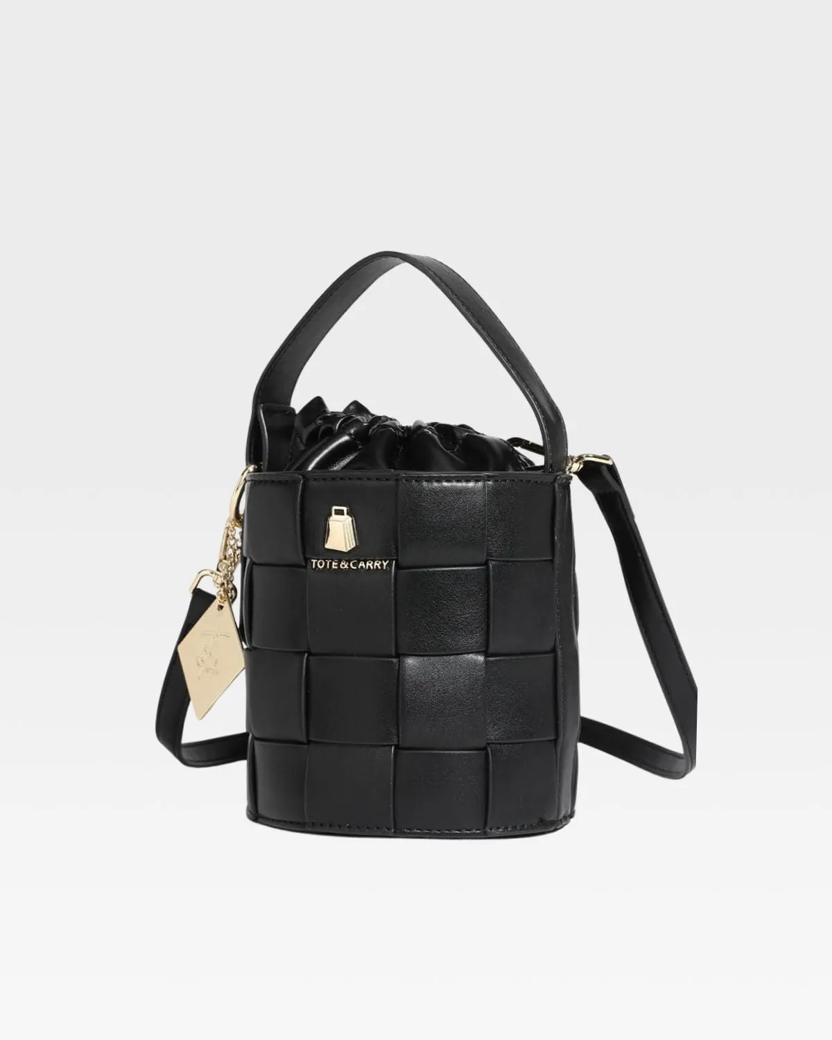 Black Mini Bucket Bag