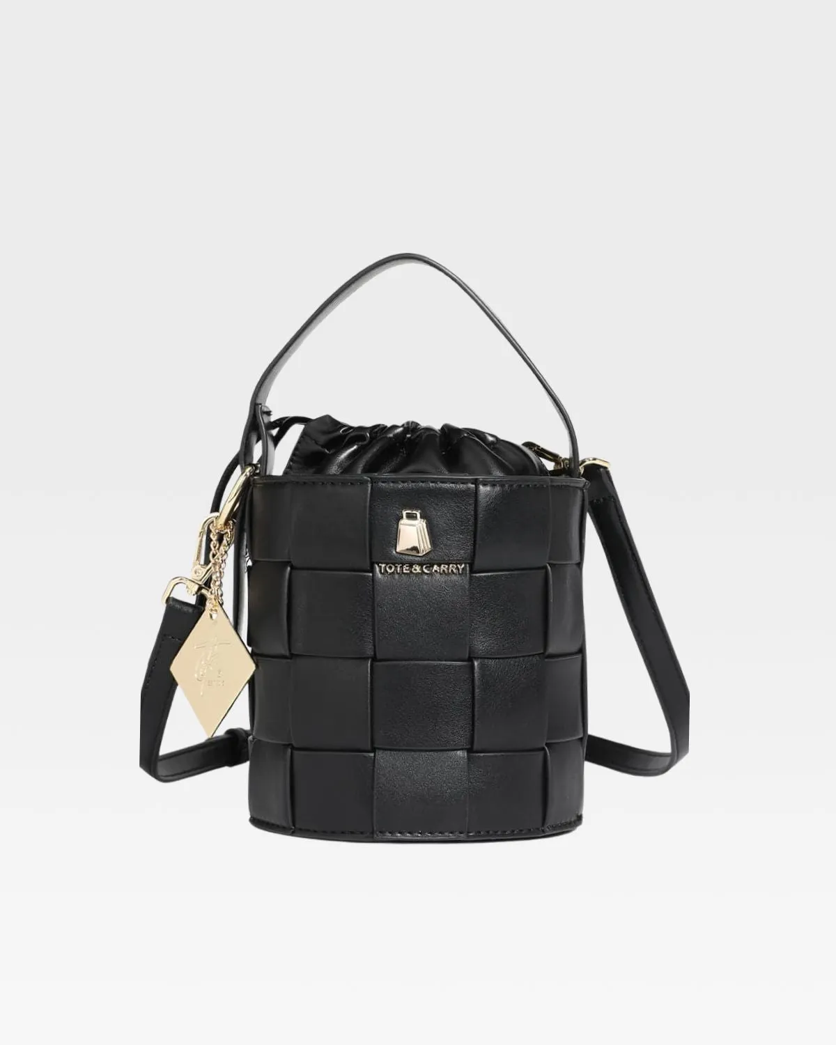 Black Mini Bucket Bag