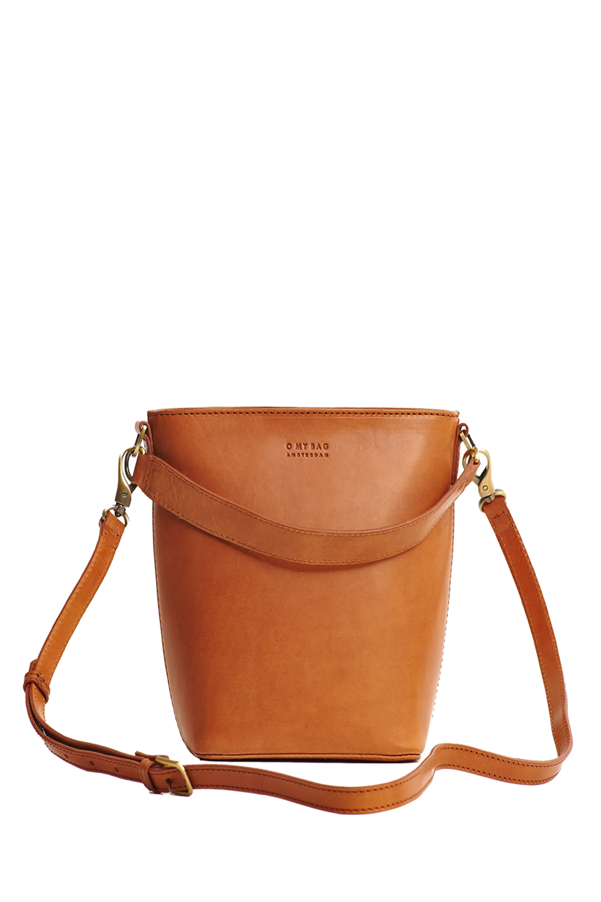 bobbi bucket bag  cognac classic leather