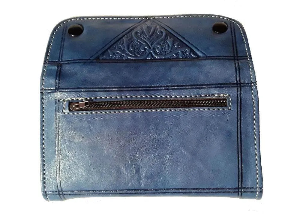 Bohemian Morocco - Boho Wallet / Purse - Blue