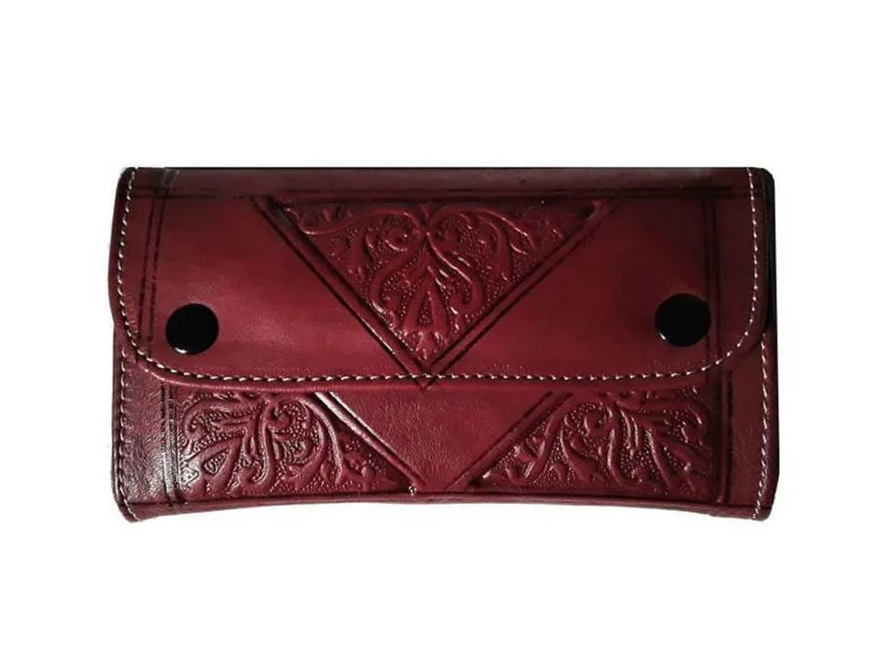 Bohemian Morocco - Boho Wallet / Purse - Deep Red