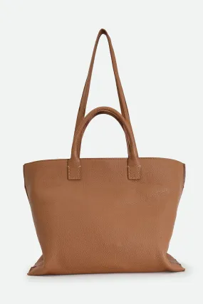 Bolzano Italian Leather Large Handbag Natural Cuoio