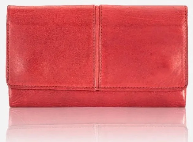 Brando Seymour Hepburn Flap Purse | Red