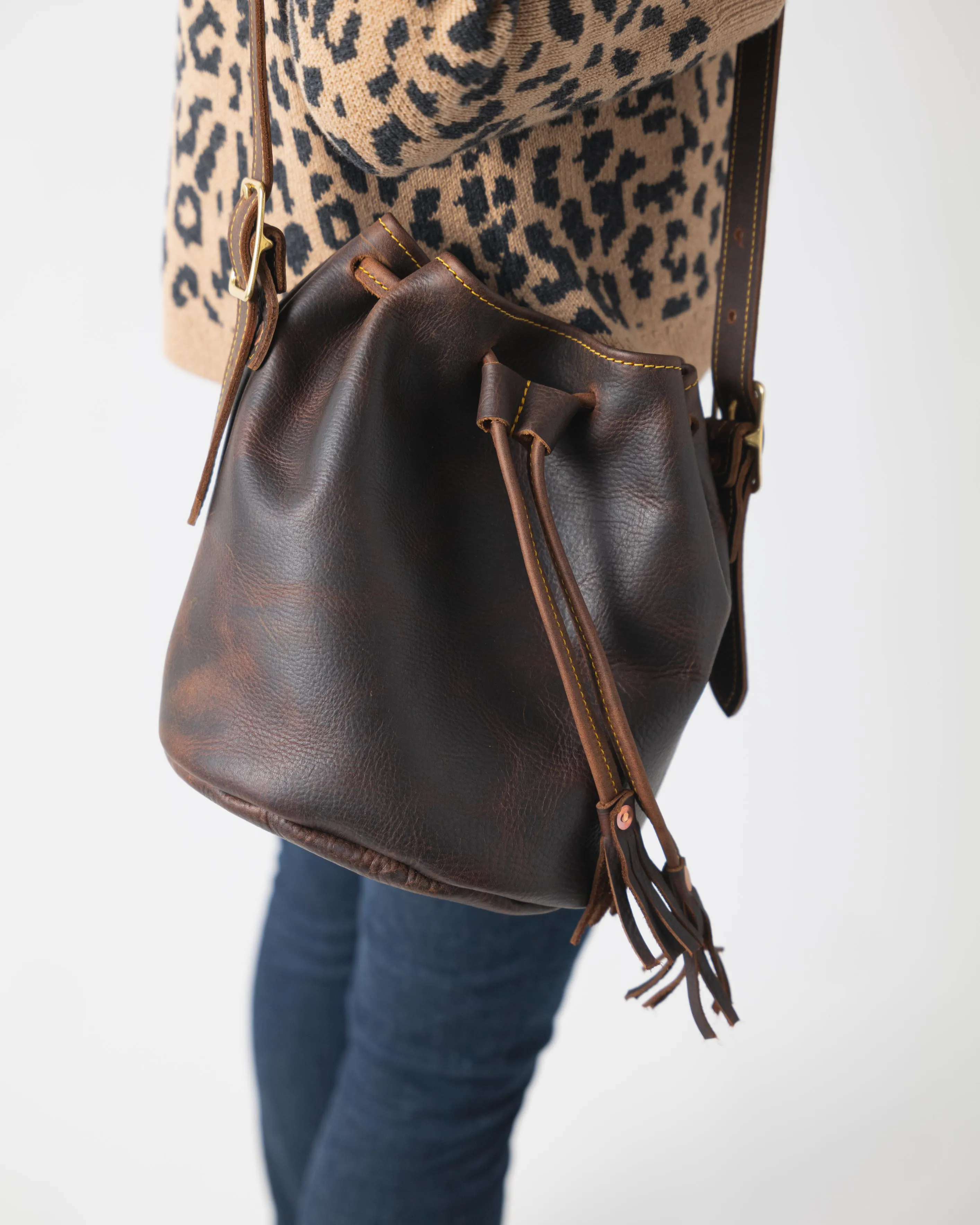 Brown Kodiak Bucket Bag