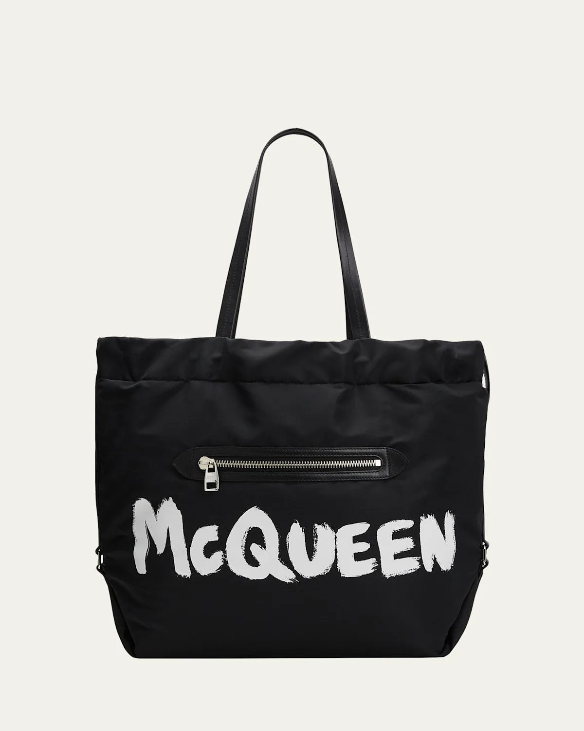 Bundle Logo Drawstring Tote Bag