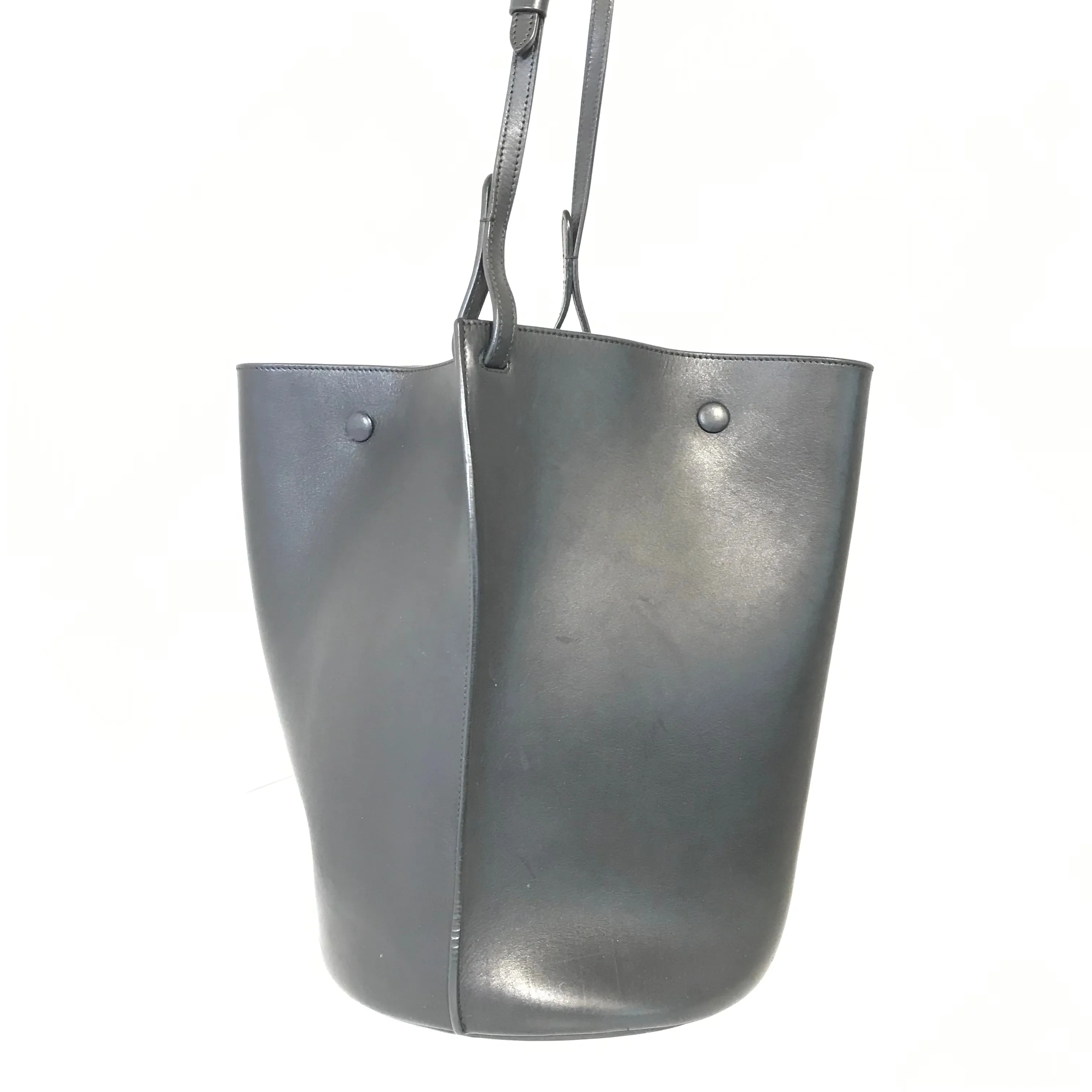 Calfskin Bucket Bag Black