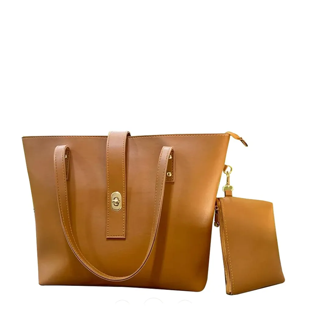 caramel brown bag