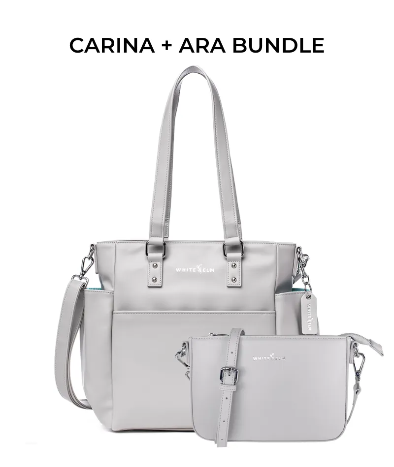 Carina Tote Bag - Silver