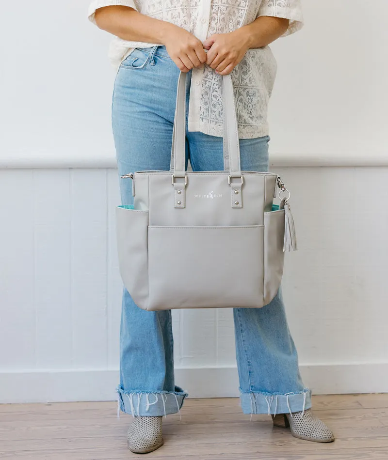 Carina Tote Bag - Silver