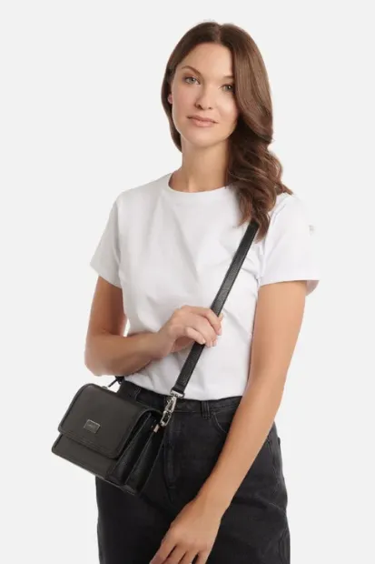 CAROLINE SHOULDER BAG BLACK