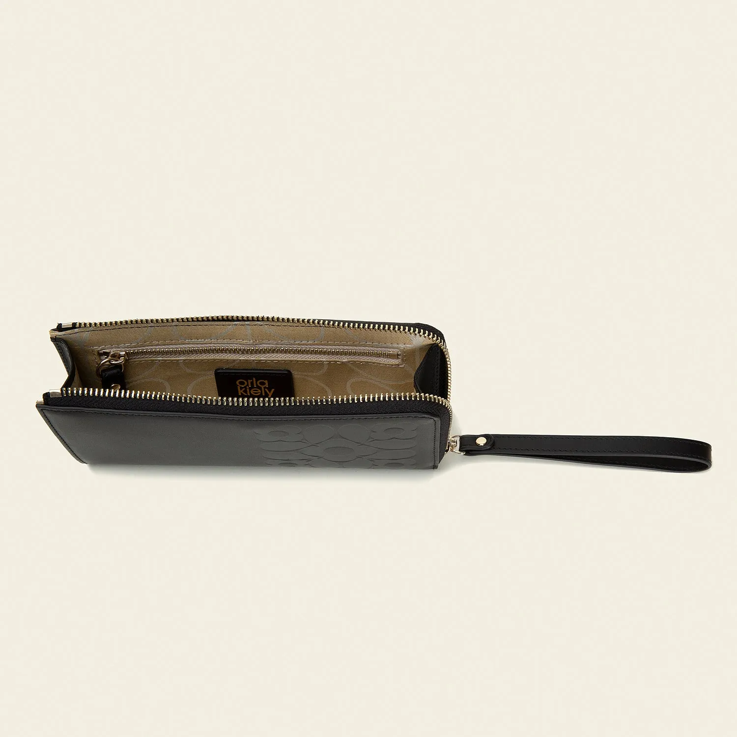 Carrie Long Zip Purse - Black