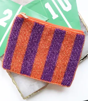 Clemson Stripe Coin Purse