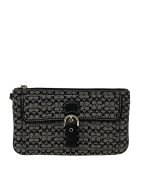 Coach Grey Print Purse