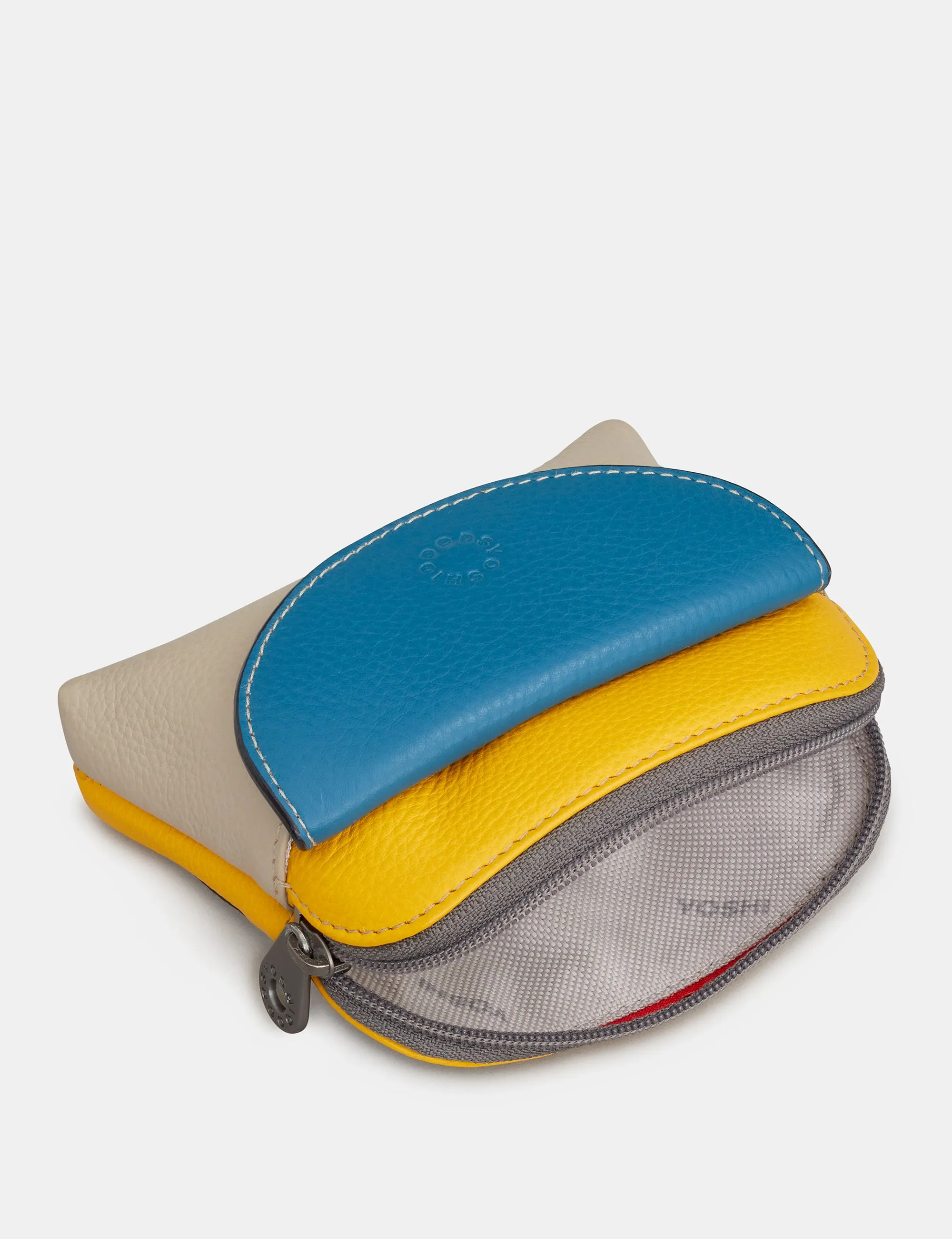 Coastal Colour Block Tatum Zip Top Purse