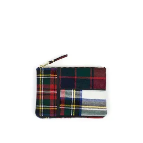 COMME des GARÇONS Wallet Tartan Patchwork Wallet - Red