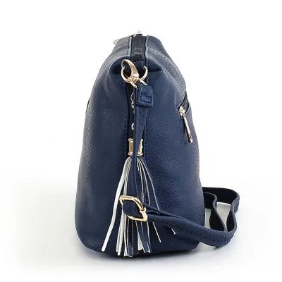 CONCEAL CARRY NAVY CROSSBODY HANDBAG