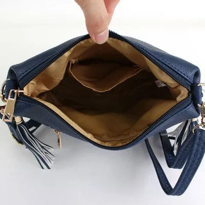 CONCEAL CARRY NAVY CROSSBODY HANDBAG