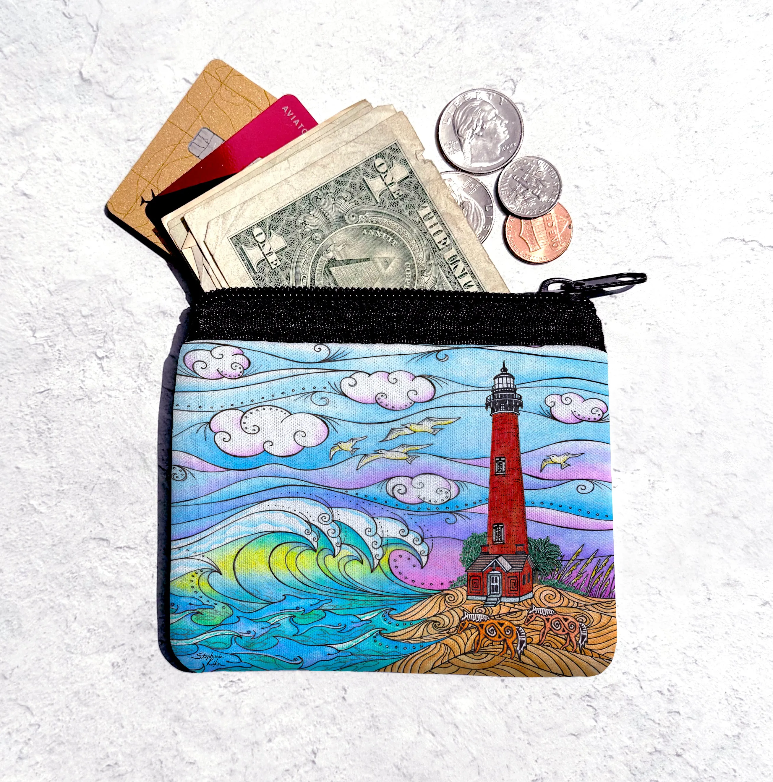 Corolla Coin Purse