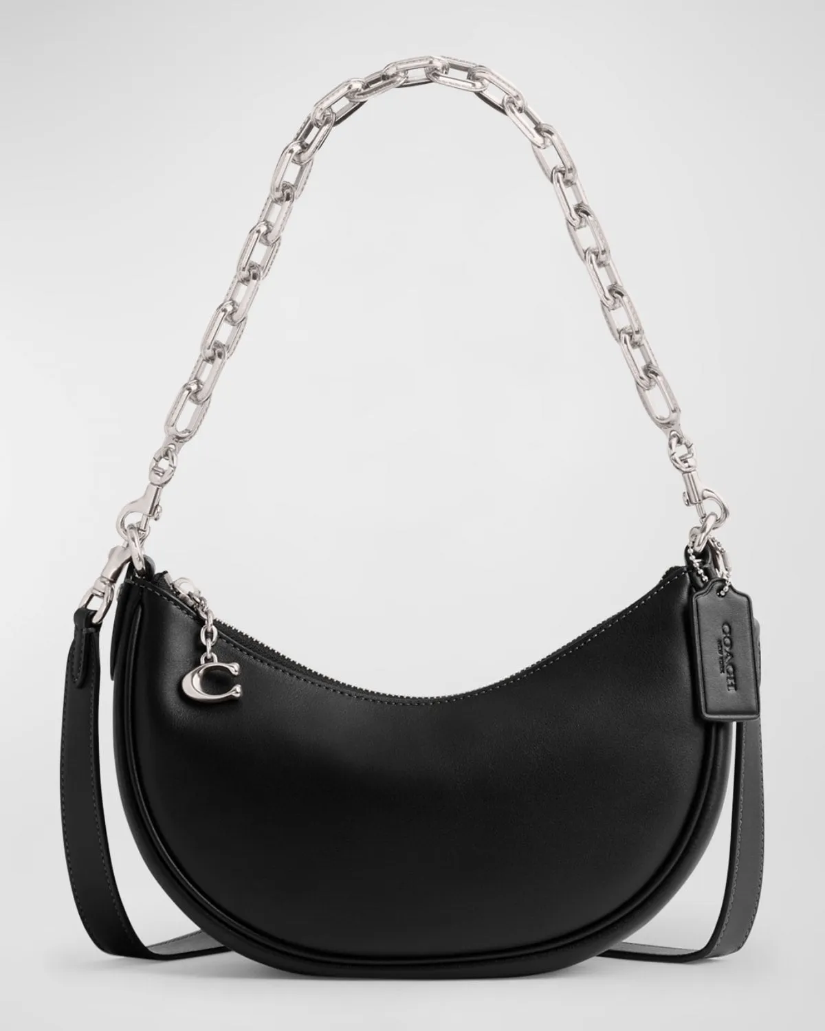 Crescent Glovetanned Leather Shoulder Bag