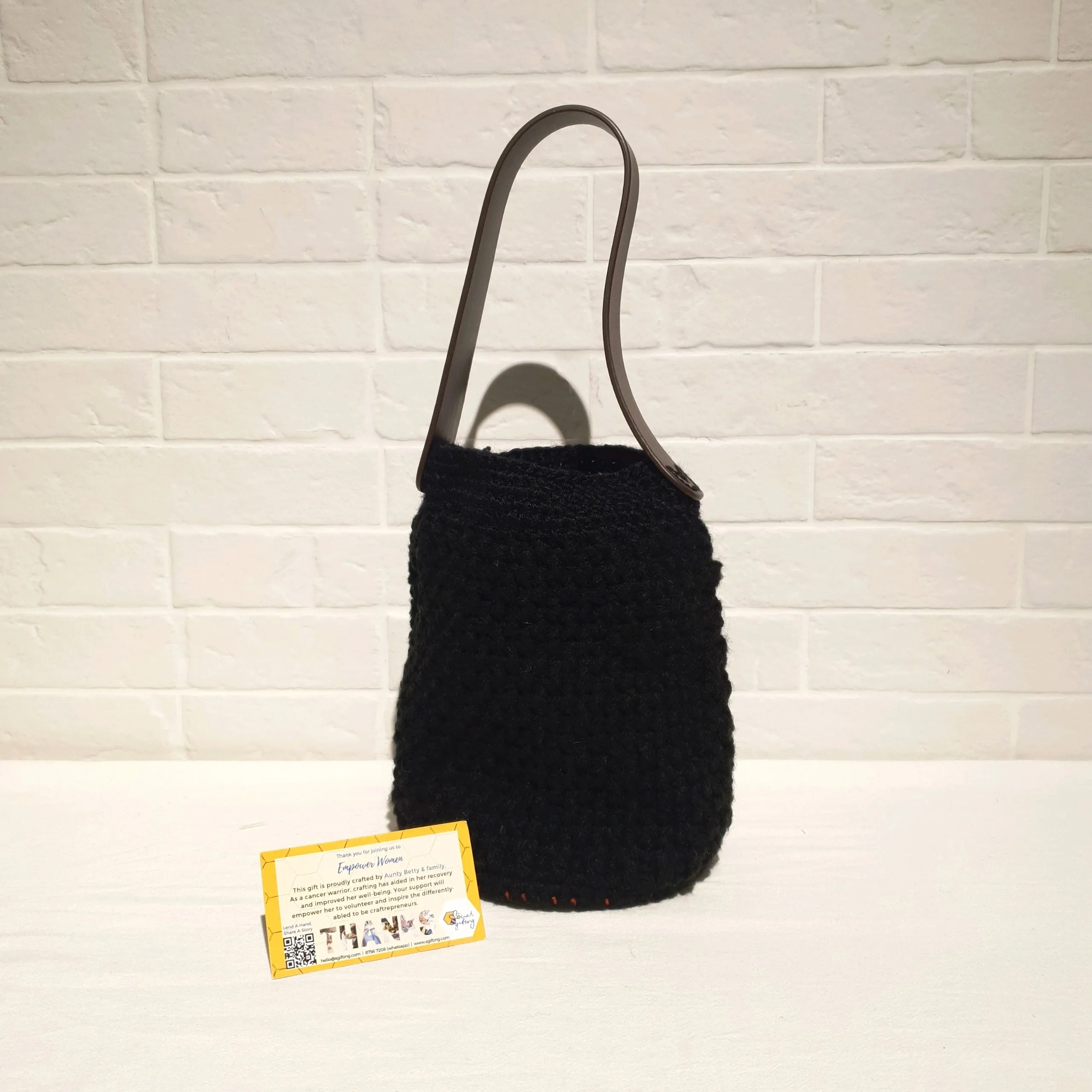 Crochet Bucket Bag (Round Base)