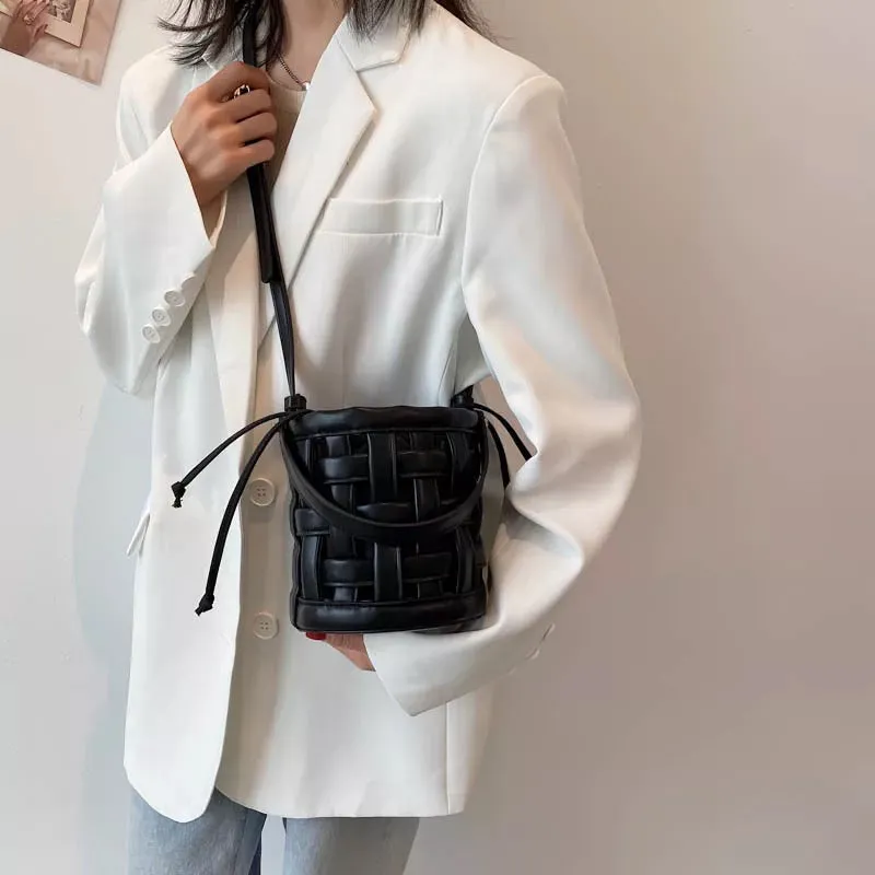 Cross-body Portable Bucket Shoulder Bag