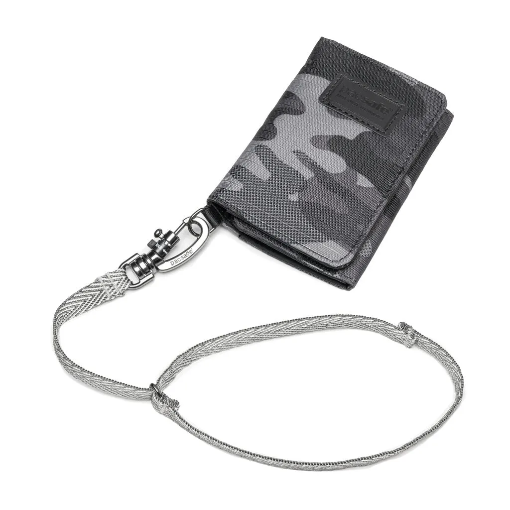 Cut resistant wallet strap