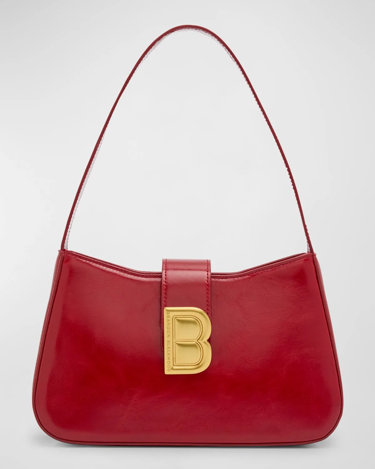 Daphne Zip Leather Shoulder Bag