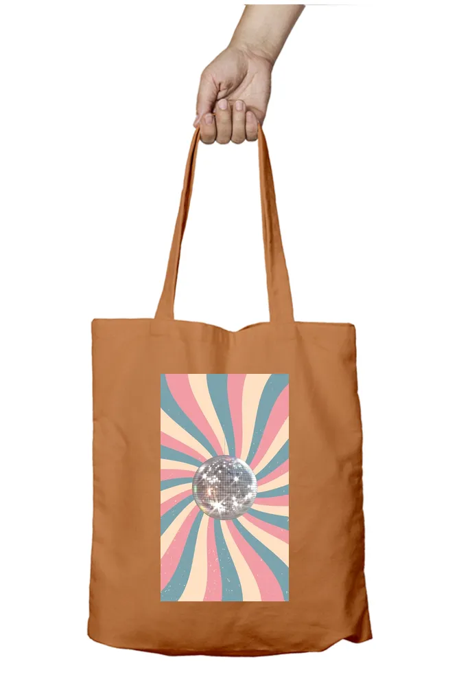 Disco Glam Sparkle Tote Bag