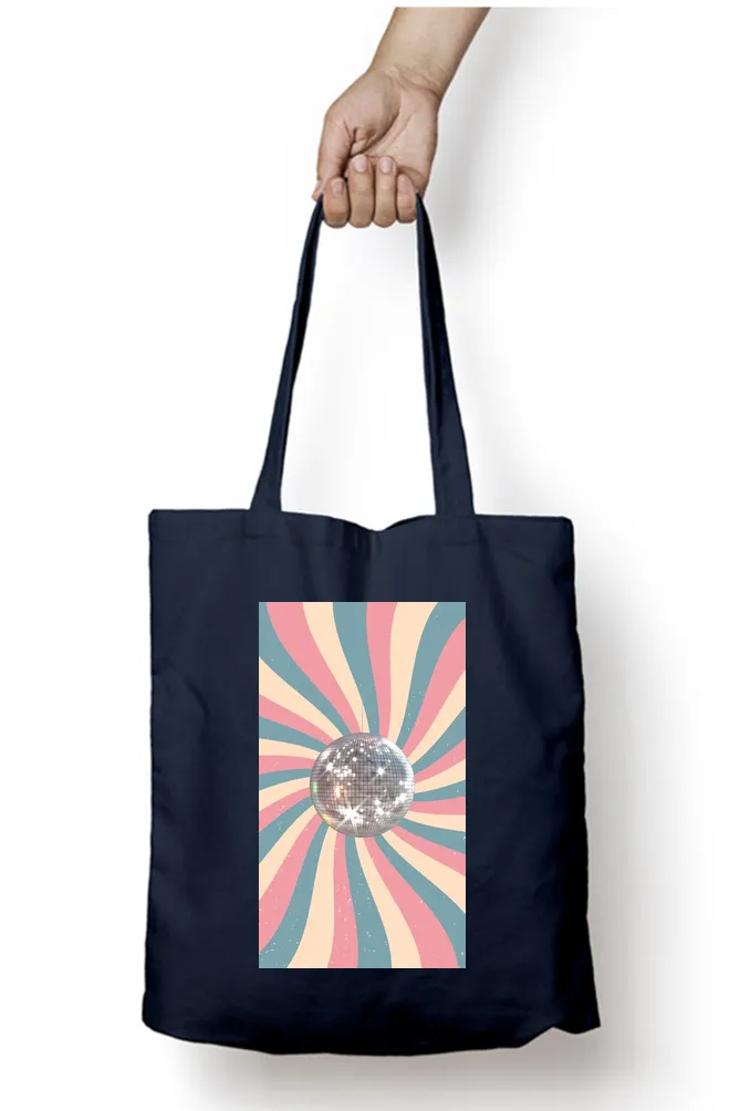 Disco Glam Sparkle Tote Bag