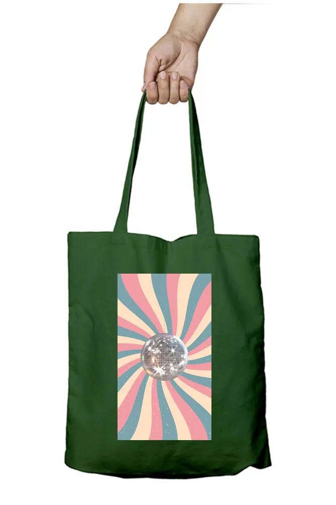 Disco Glam Sparkle Tote Bag