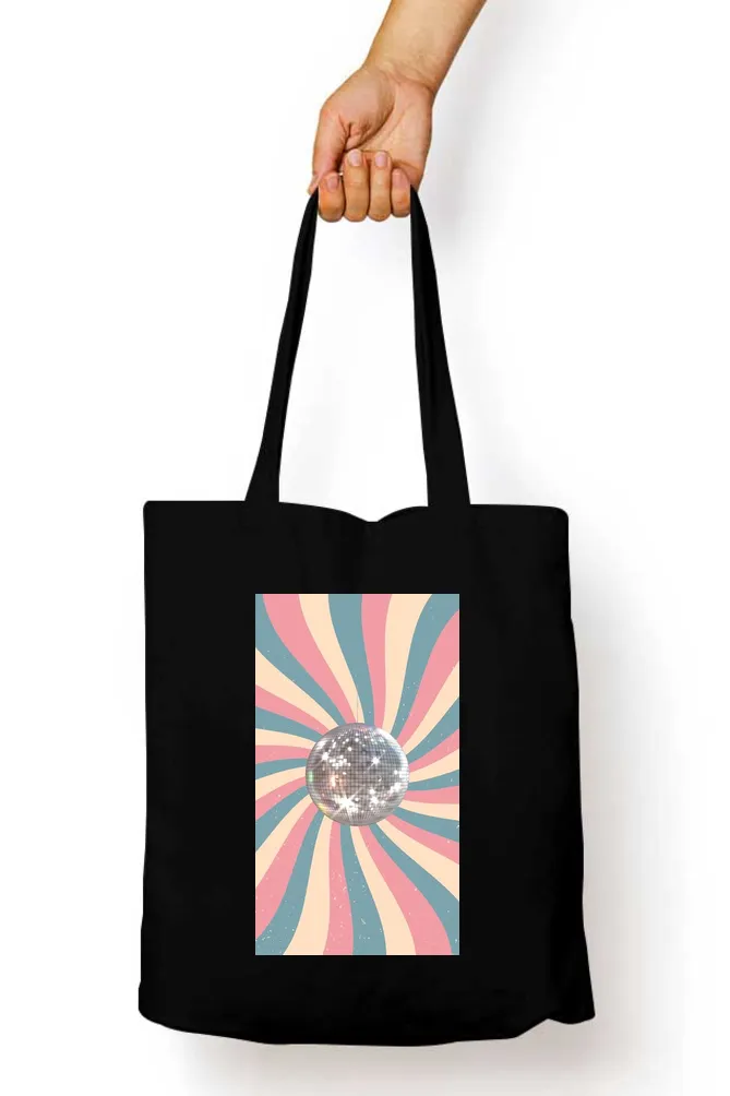 Disco Glam Sparkle Tote Bag