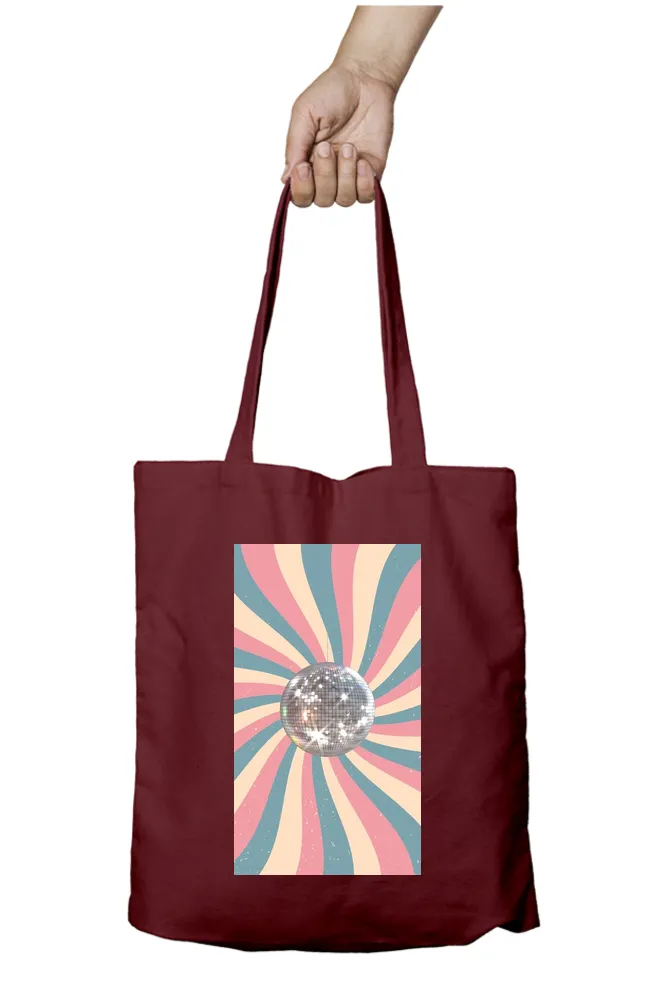 Disco Glam Sparkle Tote Bag