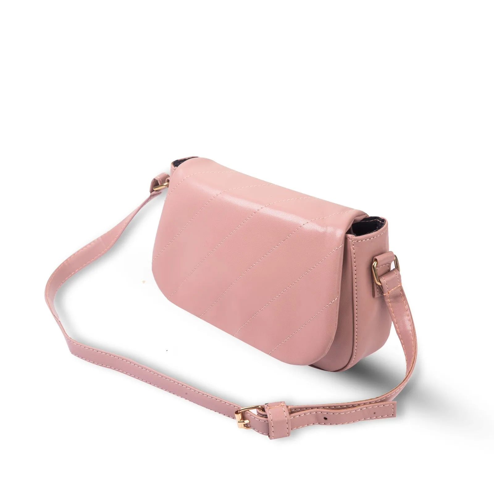 Dune Pink Flap Style Handbag