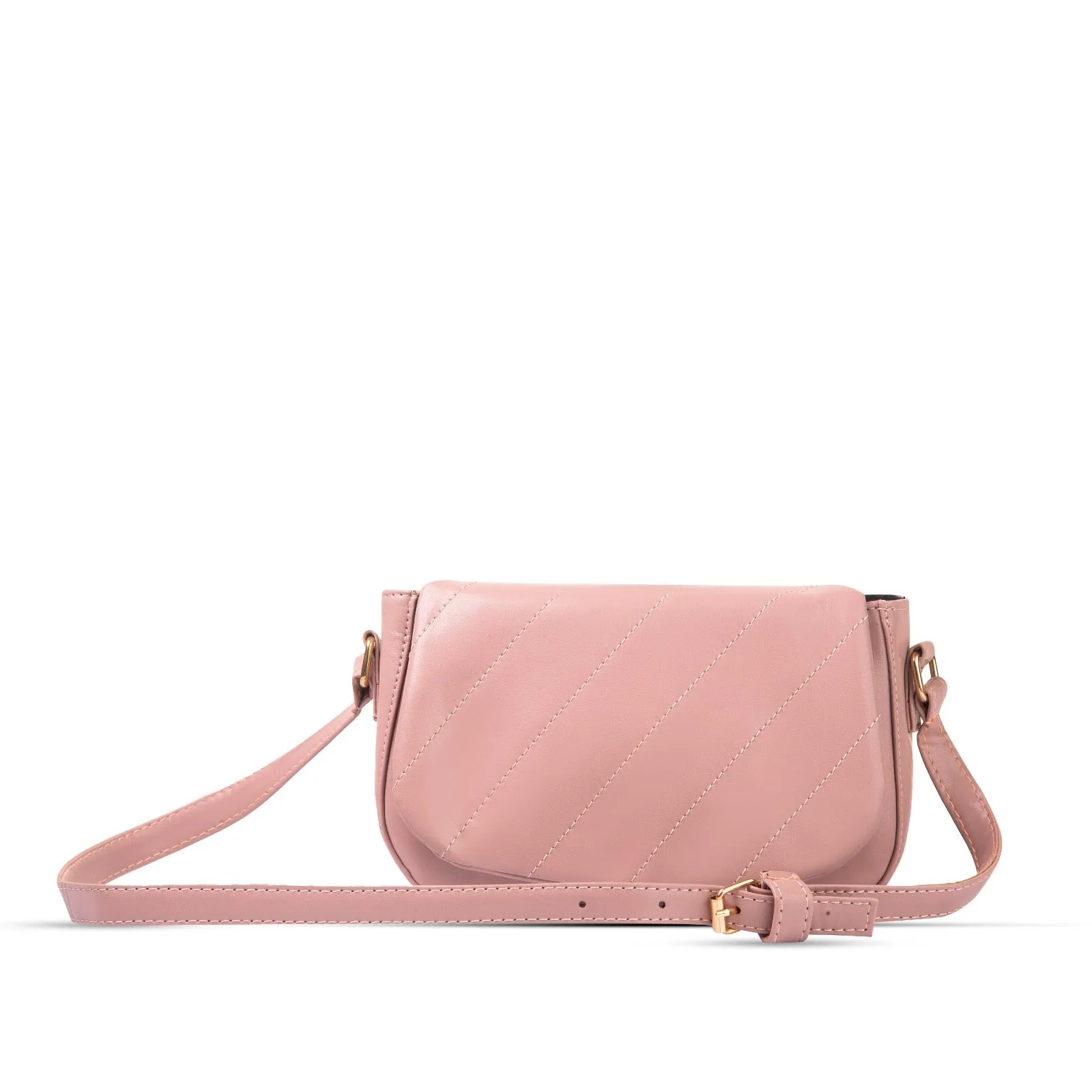 Dune Pink Flap Style Handbag