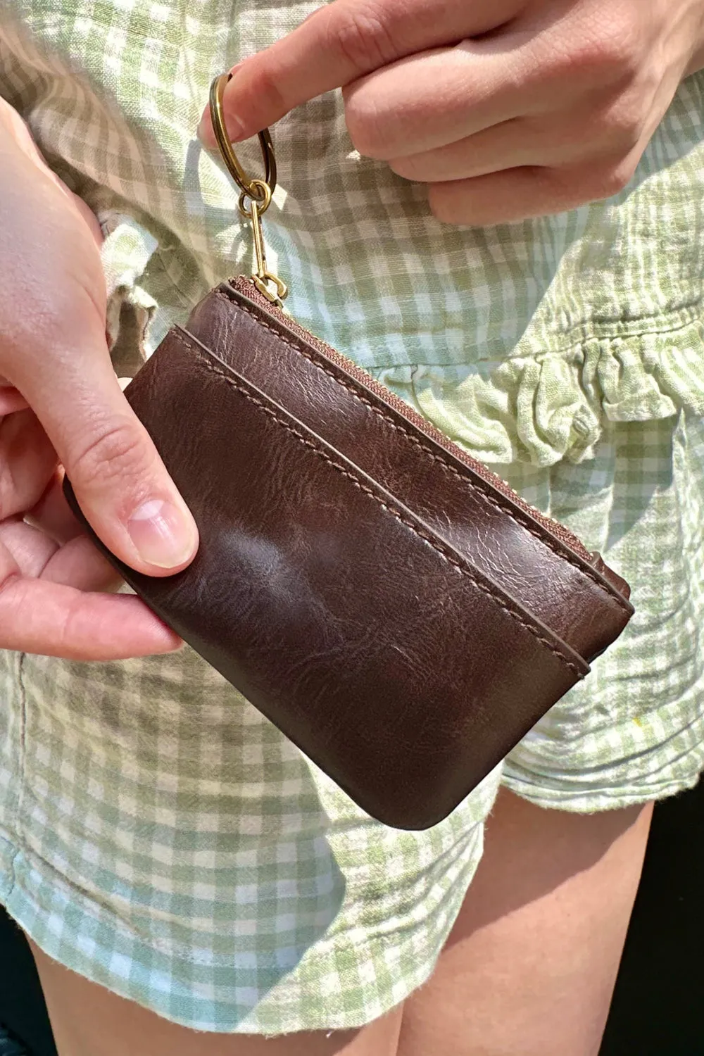 Faux Leather Coin Purse