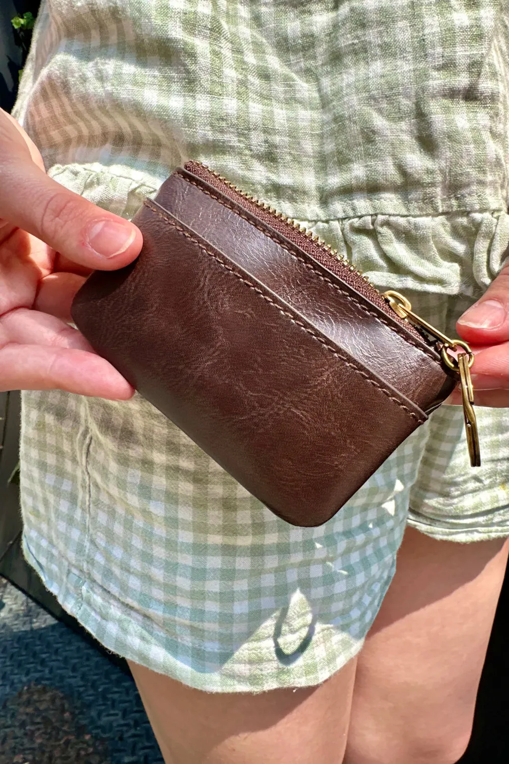 Faux Leather Coin Purse