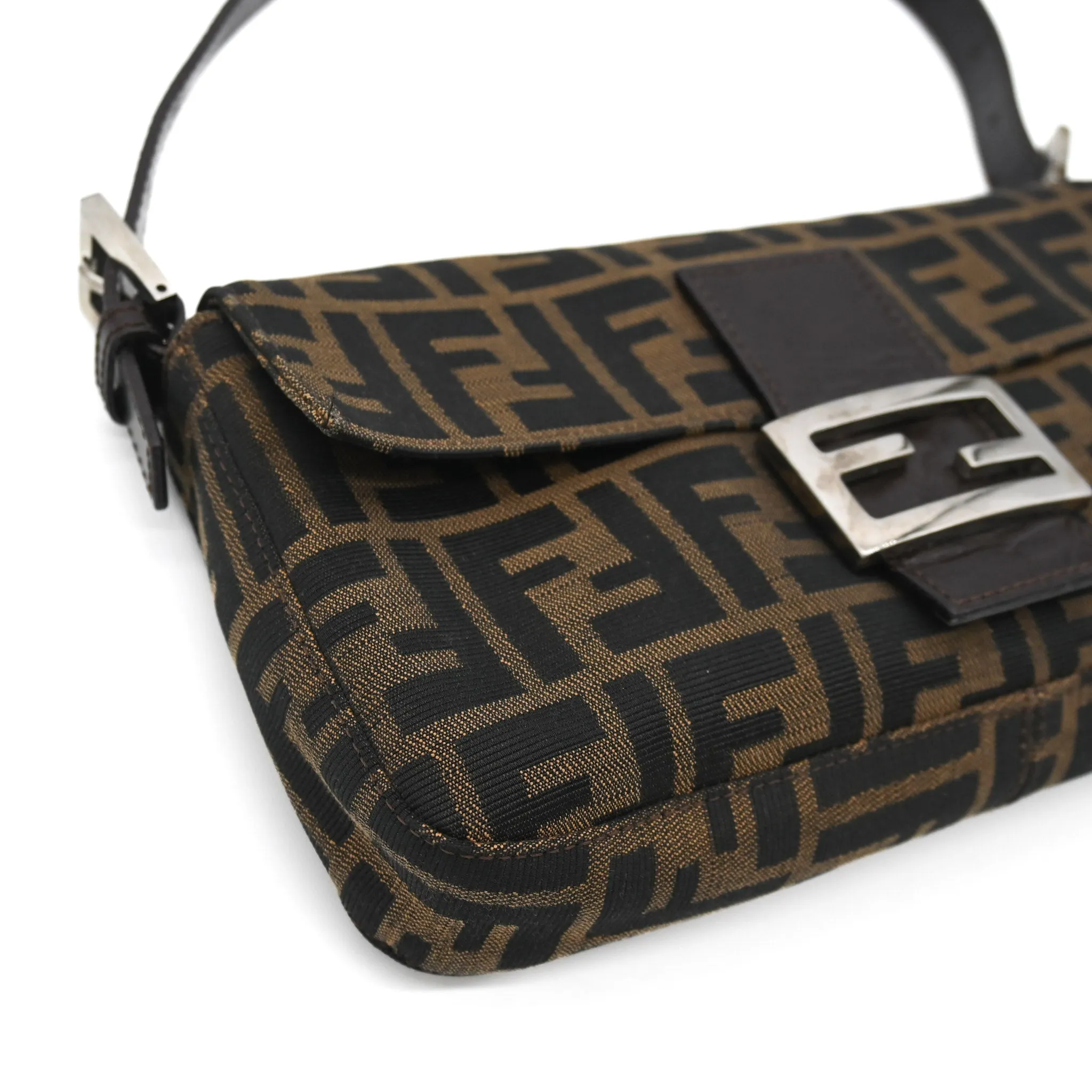 Fendi Zucca Baguette Shoulder Bag