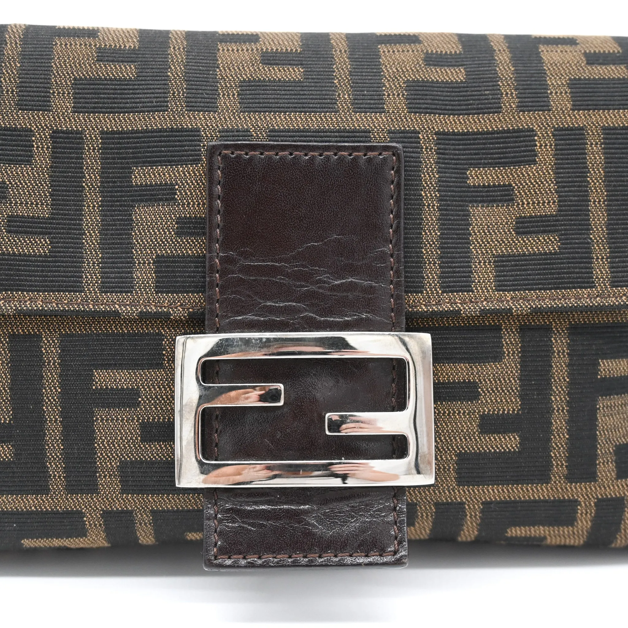 Fendi Zucca Baguette Shoulder Bag